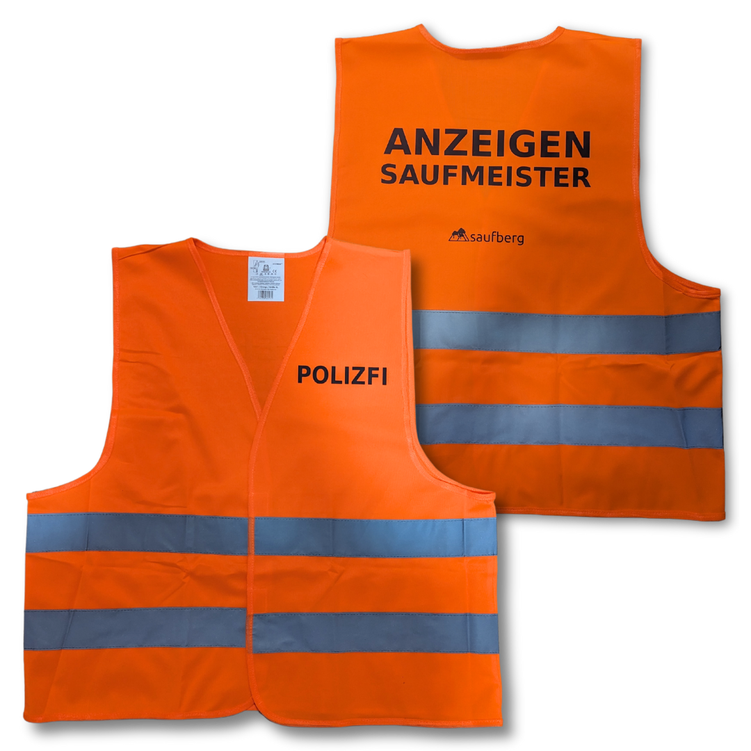 Warnweste "Anzeigensaufmeister"